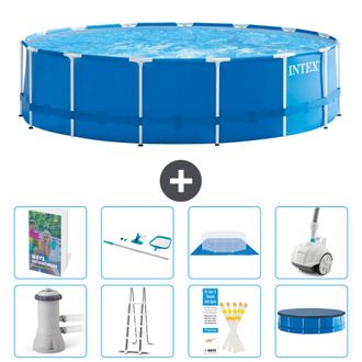 Intex Piscina Con Estructura Redonda - 457x122 Cm - 9-piezas S605