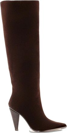 Roberto Festa Milano Enkellaarzen met puntige neus - Bruin