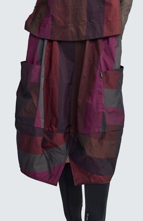 Luukaa D'Celli Crimson Balloon Skirt in Dark Scarlet at Nordstrom, Size 16