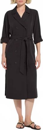 Lyss&eacute; Ellison Trench Dress In Black
