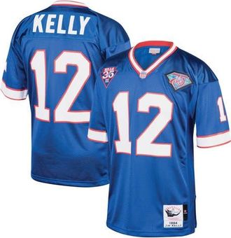 Mitchell & Ness Mens Mitchell & Ness Jim Kelly Royal Buffalo Bills 1994 Authentic Throwback Retired Player Jersey at Nordstrom, Size 52