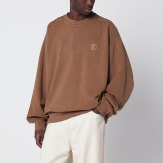Carhartt Work in Progress Felpa Vista marrone in cotone