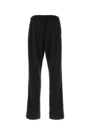 Ferragamo Wool Blend Trousers - Black