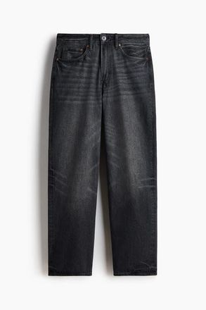 H&M Houston loose jeans in Washed Black at Nordstrom, Size 33 X 32