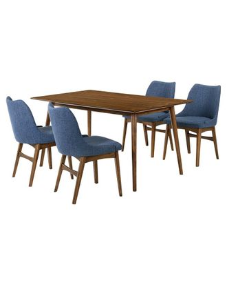 Armen Living Westmont And Azalea Wood 5Pc Dining Set