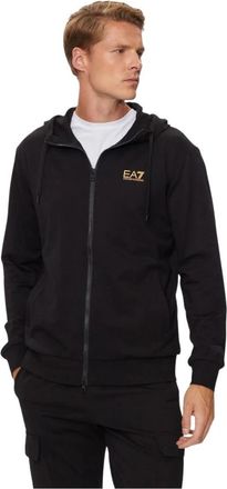 Emporio Armani Zip-throughs - Heren - Vesten met rits - Zwart - L - Hoodies & sweatvesten