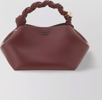 Ganni bou small leather shoulder bag