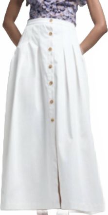 Kika Vargas Rebecca Skirt In White