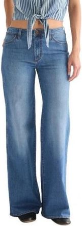 Wrangler World Wide Paola - Dames - Loose Fit Jeans - Blauw - W30 L32 - Denim - Jeans
