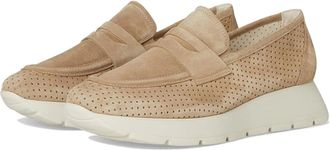 Paul Green Alexa Flat Womens Grain Soft Suede Platform Loafers VER1567