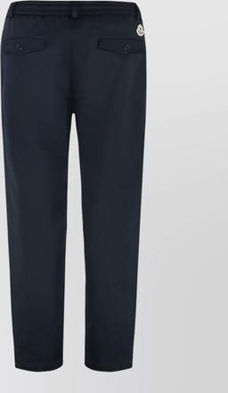 Moncler cotton straight-leg trousers