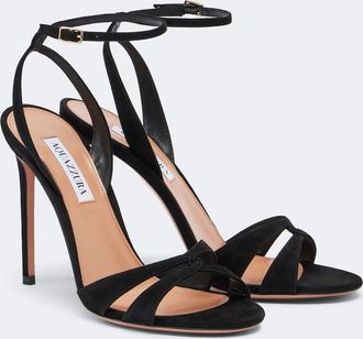 Aquazzura You and I suede sandals