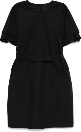 Less Abito midi con cintura - Nero