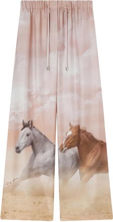 The Attico Pantaloni con stampa - Toni neutri