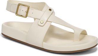 Franco Sarto Blair Ankle Strap Platform Sandal in Marshmallow at Nordstrom, Size 8.5