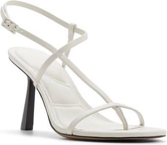 Aldo Nallia Slingback Sandal in White/Bone at Nordstrom, Size 8.5