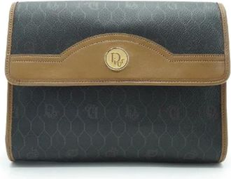 Dior Pre-owned Cross Body Bags, female, Brown, Size: ONE SIZE Pre-owned Canvas dior-bags