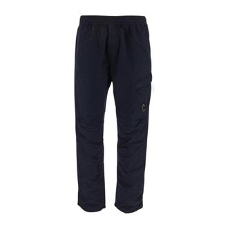 C.P. Company Slim-fit Trousers, male, Blue, Size: XL Tech Pants