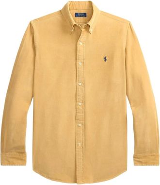 Ralph Lauren Camicia in Velluto a Coste - - Shirts - Uomo - Beige - L