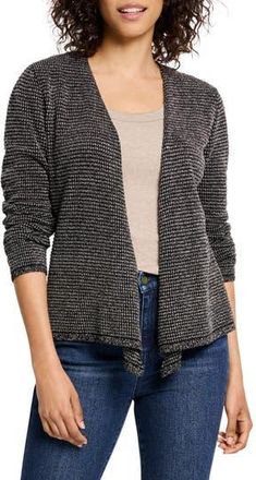 Nic+Zoe Pixel 4-Way Cotton Blend Convertible Cardigan in Neutral Multi at Nordstrom Rack, Size X-Small