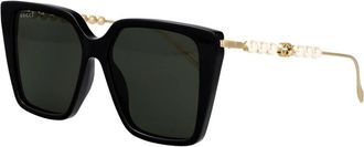 Gucci Gg 1967S Zonnebril - unisex - Zonnebrillen - Zwart - 54 MM - Accessoires