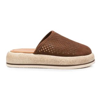 Sergio Moretti Schoenen, Dames, Bruin, 39 EU, Smr 6045 Wedge Mule Slippers