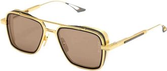 Dita Eyewear Des 008 A05 Zonnebrillen - unisex - Zonnebrillen - Geel - 53 MM - Accessoires
