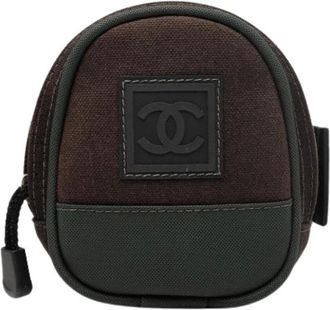 Chanel Pre-owned Mini Bags, female, Brown, Size: ONE SIZE Pre-owned Nylon Mini Bag