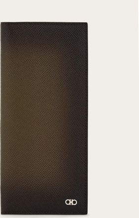 Ferragamo Men Gancini organizer wallet Green