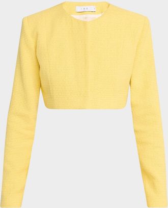 Iro Salie Cropped Tweed Jacket