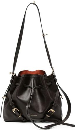 Givenchy Tassen, Dames, Bruin, ONE Size, Leer, Small Voyou Bucket Bag