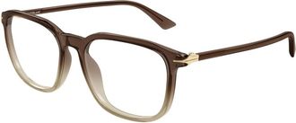 Montblanc Mb 0438O Optical Frame - Heren - Brillen - Bruin - 53 MM - Accessoires