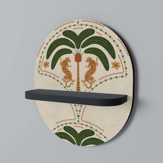 OEM Depredadores Bailarines Estante Ovalado Negro