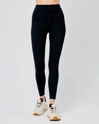 L*Space Turner Rib Fabric Leggings In Black