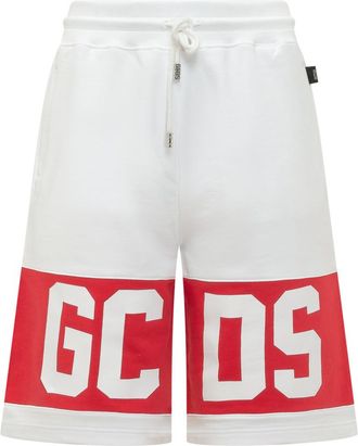 GCDS White Logo Shorts