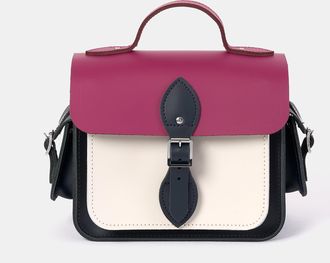 The Cambridge Satchel Company The Traveller - Magenta, Navy & Clay