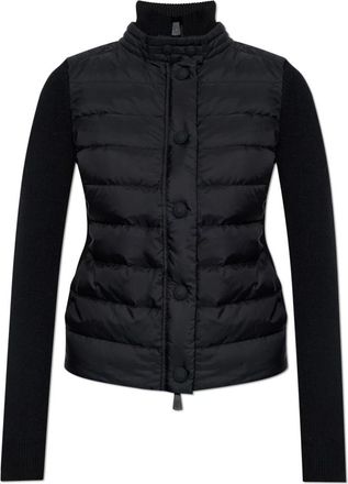 Moncler Apr&egrave;s-Ski Cardigan - Dames - Vesten - Zwart - L - Wol - Truien & Vesten