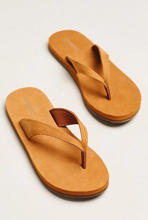 Bombas Sunrise Leather Flip Flops