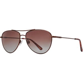American Optical Margot 58mm Round Nylon Non Polarized in Wine - Wgn-P at Nordstrom