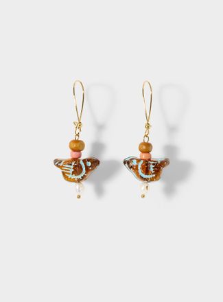 Simons Womens Artistic bird earrings