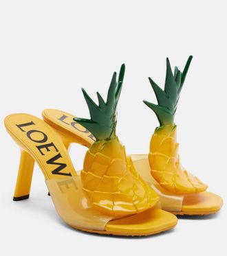 Loewe Mules Petal Anagram in PVC