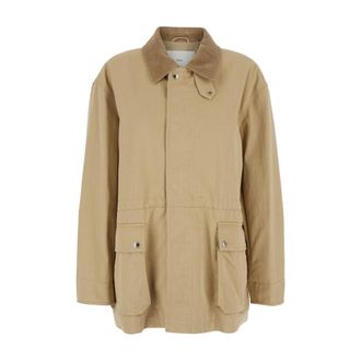 Dunst Light Jackets, female, Beige, Size: XS Chore Work Jacket