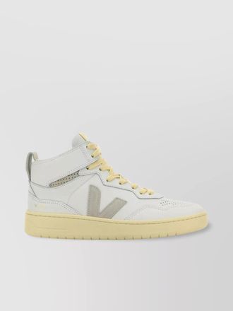 Veja leather high-top sneakers