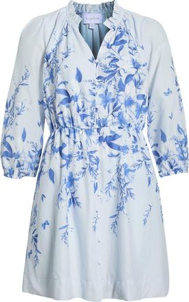 Sugarlips Fernie Field Sarie Cotton Minidress in Light Blue at Nordstrom, Size X-Small