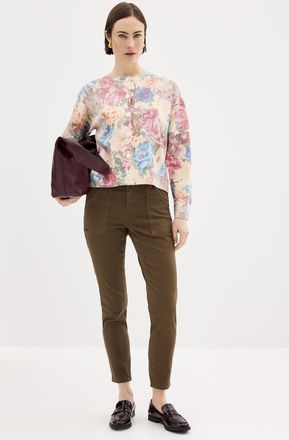 FDJ Womens Olivia patch pockets ultra stretch jean Fit: Slim leg, mid rise