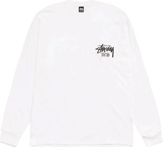 St&uuml;ssy Tops, Heren, Wit, L, Long Sleeve Top