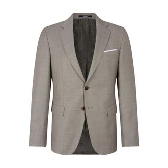 Joop Heren, Pakken, Grijs, Maat: L Wol