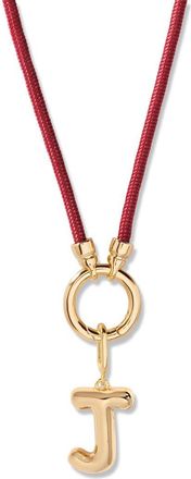 Brook & York Kai Initial Charm Necklace in Gold/Purple J at Nordstrom