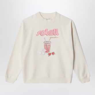 BONPOINT &Eacute;cru cotton sweatshirt