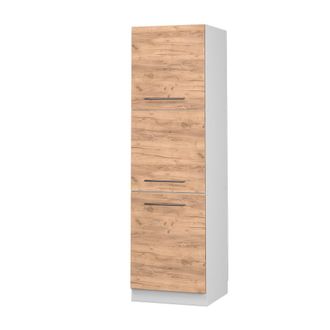 Vicco Armario Para Horno Empotrado Fame-line, Roble Dorado, 60 Cm